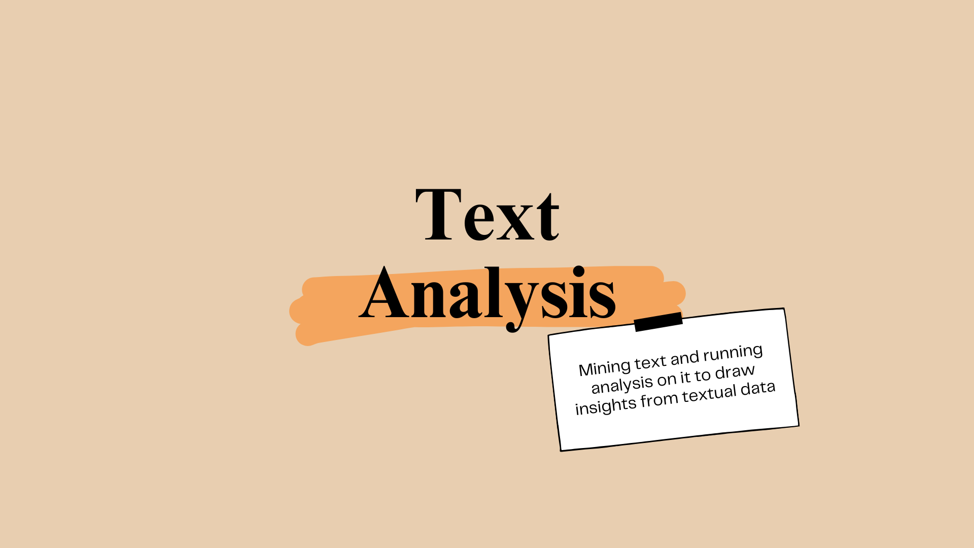 Text Analysis